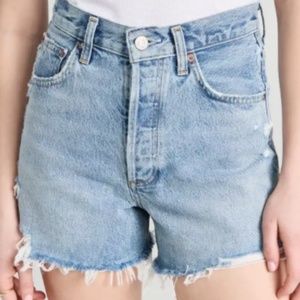 AGOLDE Dee Vintage High Rise Shorts in Muse - Size 28